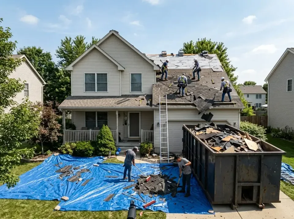 roof-replacement-debris-remova-004 — frequently asked questions, Cheapest Dumpster Rentals in Good Hope, AL